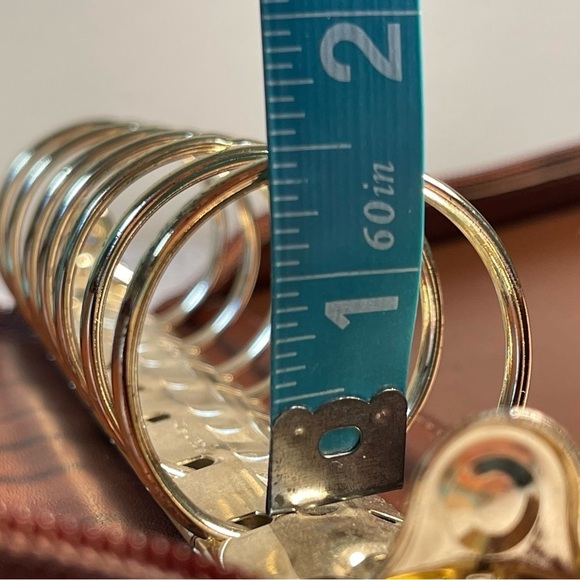 Franklin Quest Full Grain Aniline Leather Made in the USA Binder - Picture 14 of 15